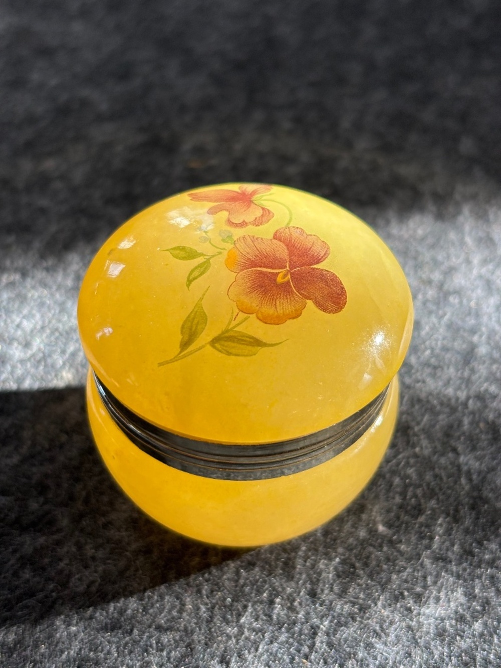 Alabaster Trinket Box Italy